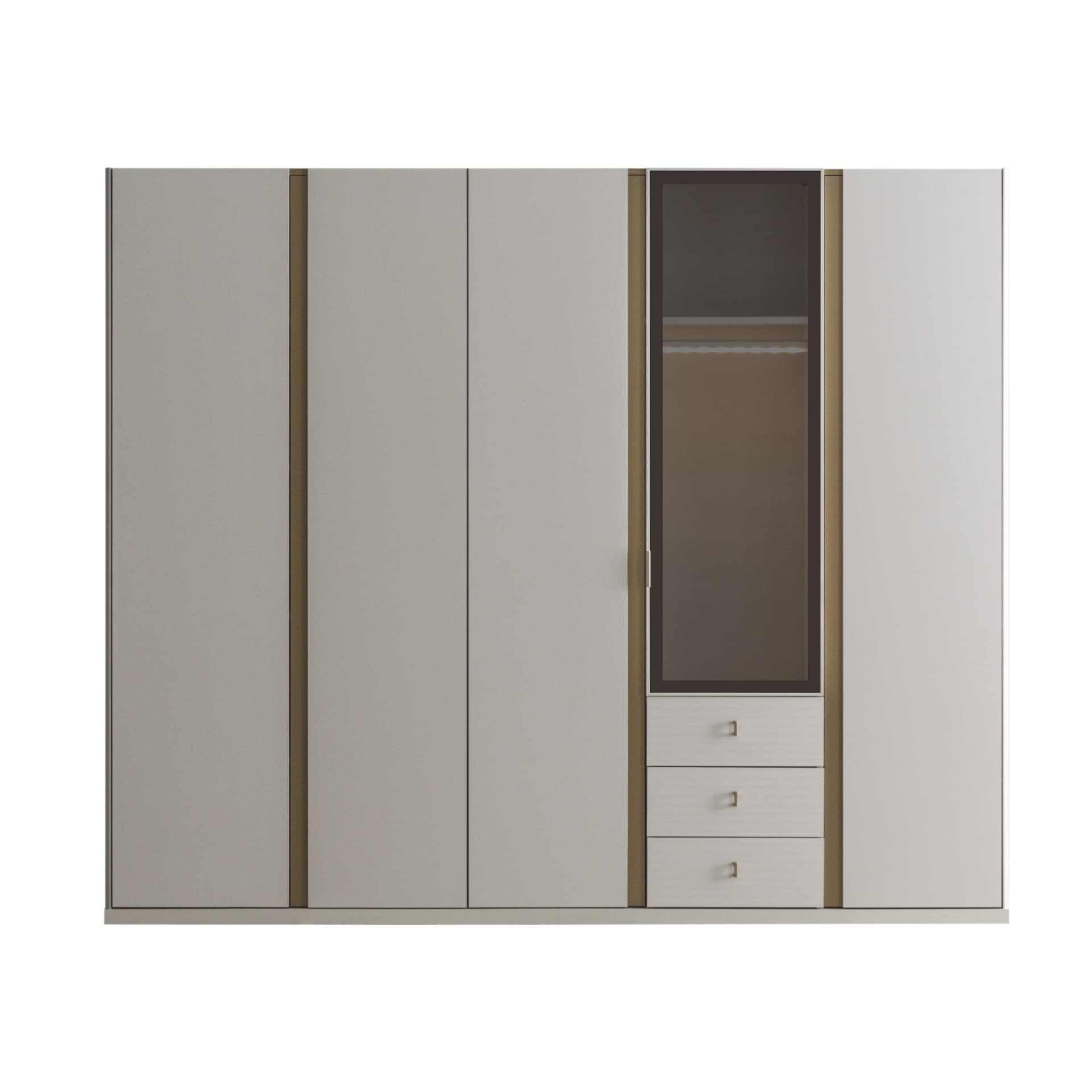 RENATA 5 Doors Wardrobe Soft Close (5-дверный шкаф)