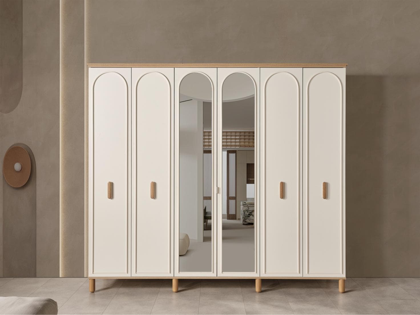 BOHEM STAR 6 Doors Wardrobe 222*250 (6-дверный шкаф)