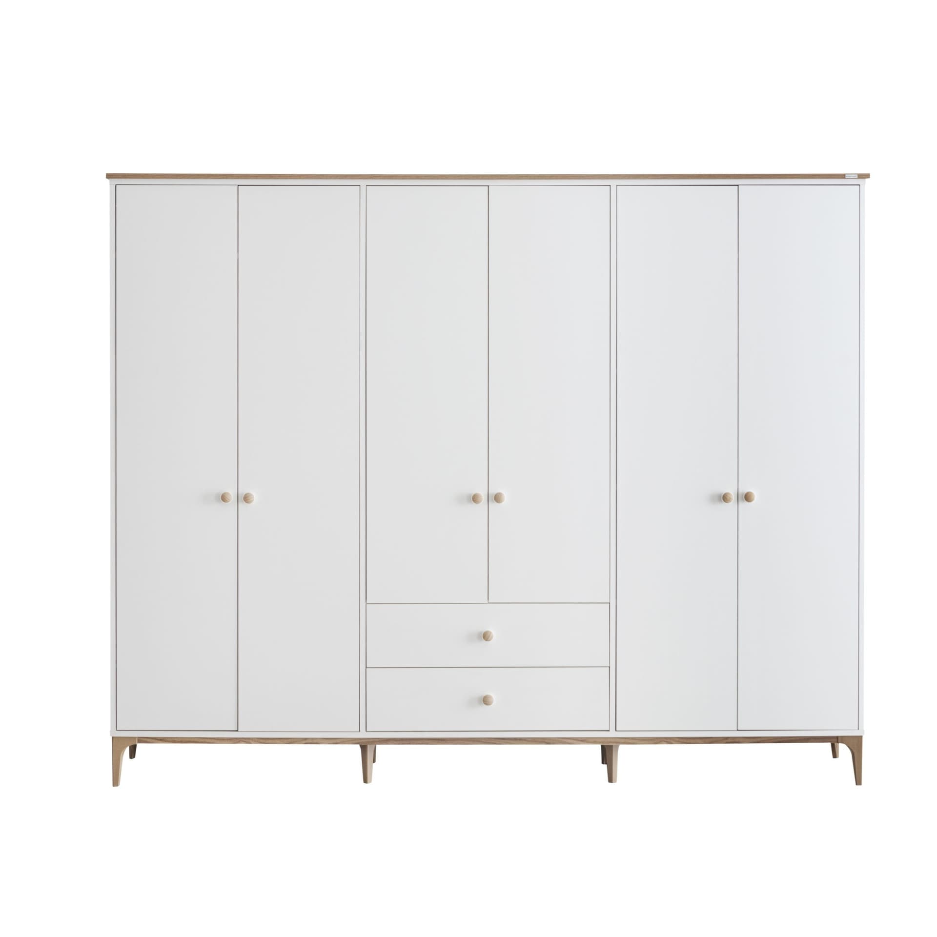POLO 6 Doors Wardrobe Soft Close (6-дверный шкаф) 