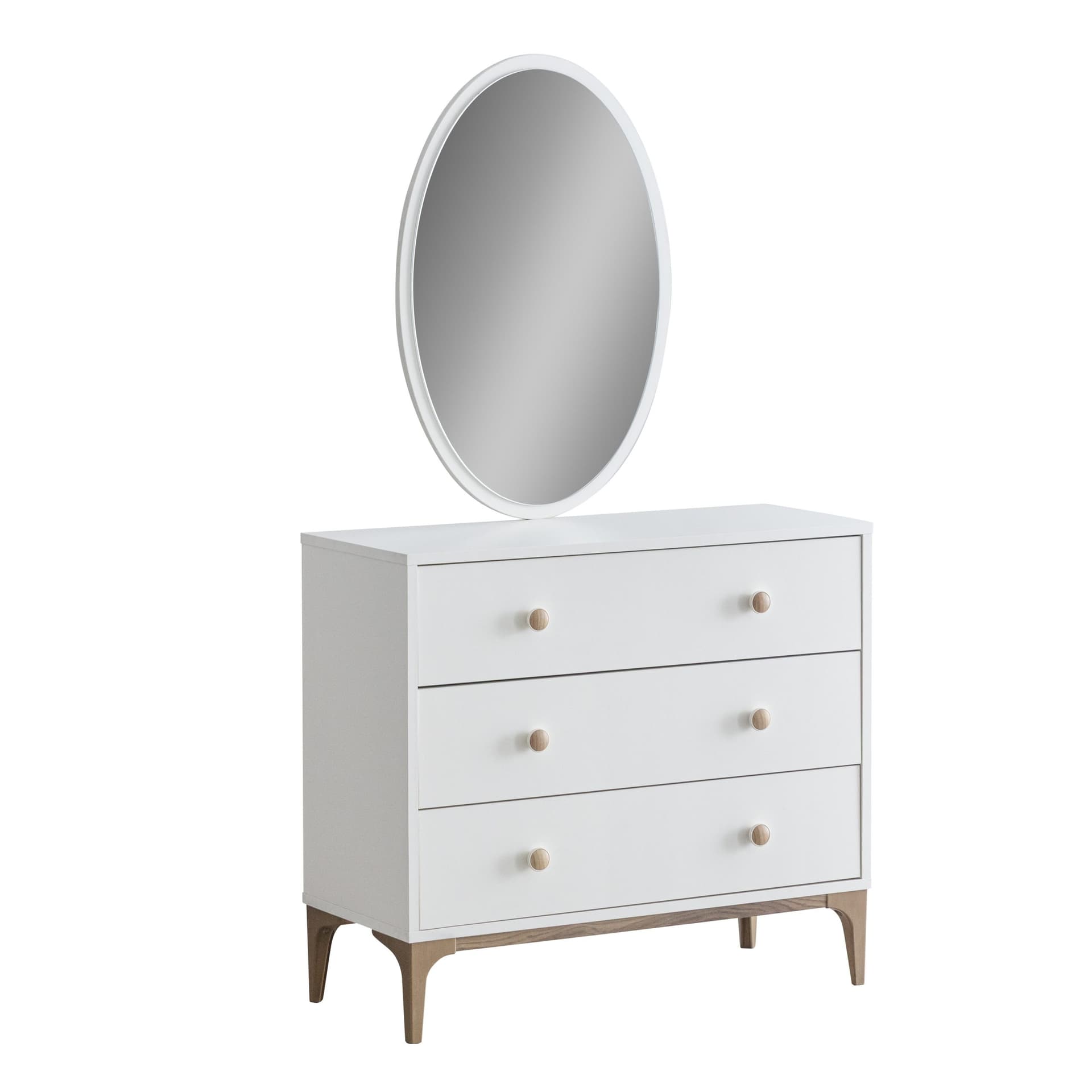 POLO Dresser with Mirror (Туалетный столик с зеркалом) 