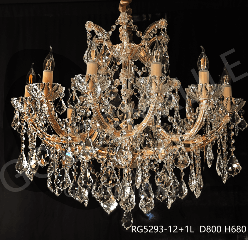 Люстра RG5293-12+1L GD