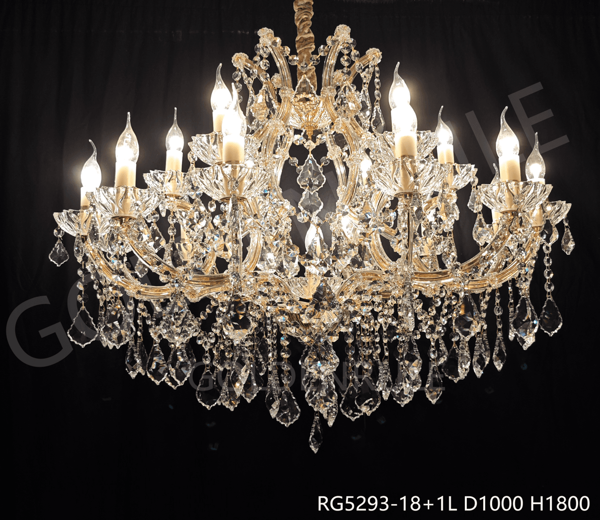 Люстра RG5293-18+1L CH