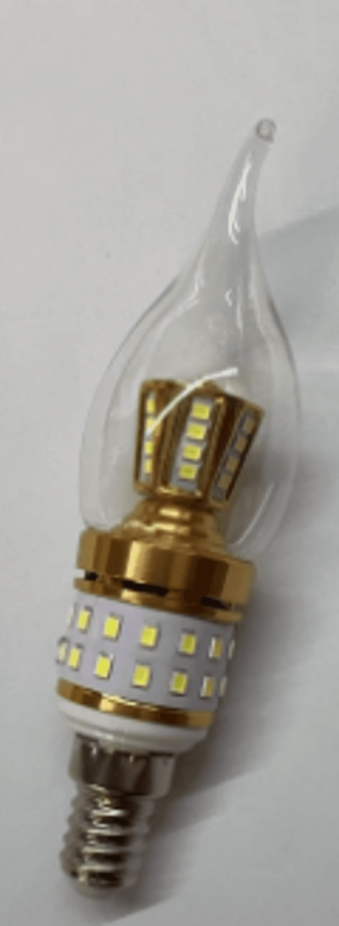 Лампа LUSTRY HAN  (Алюминий+стекло) E14 10W GOLDEN 6500K