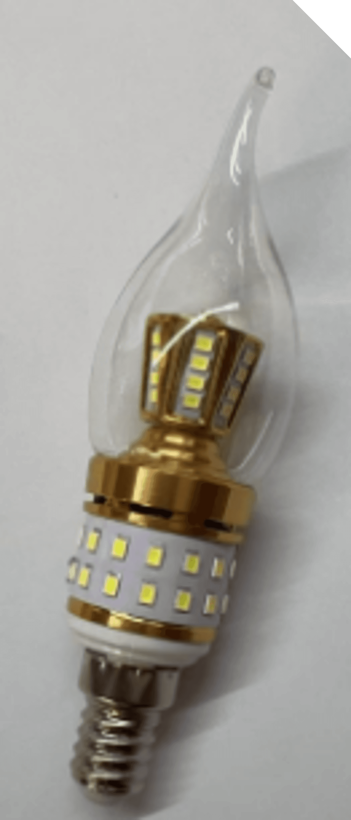 Лампа LUSTRY HAN (Алюминий+стекло) E 14 10W GOLDEN 4000K