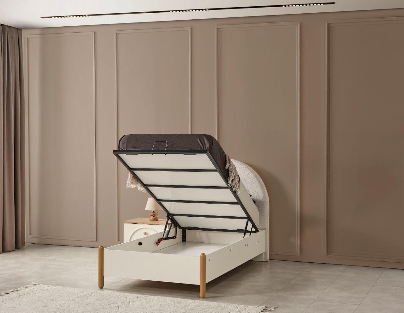 Bohem Bed Frame With Storage - 100cm (Кровать с под. механизмом)