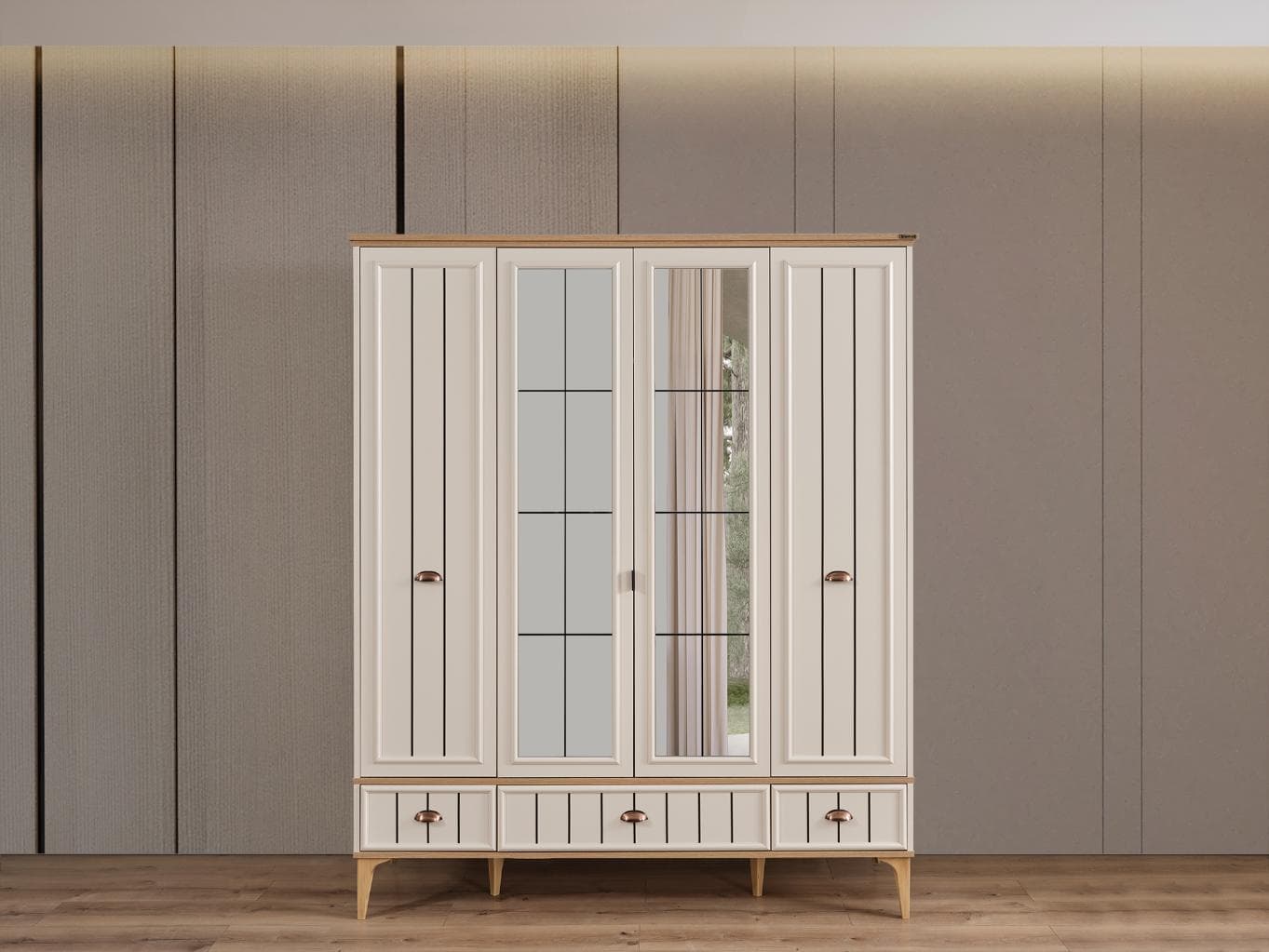 Bella 4 DOORS WARDROBE (170 CM) X 4дв.шкаф